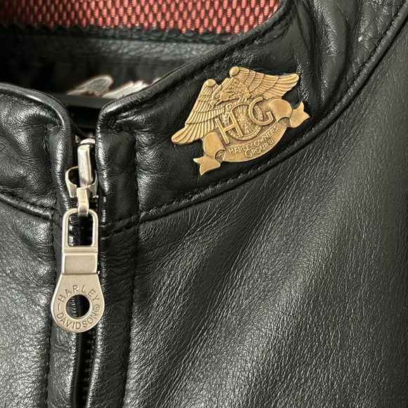 Vintage Harley-Davidson women’s leather jacket  L large - Picture 5 of 16